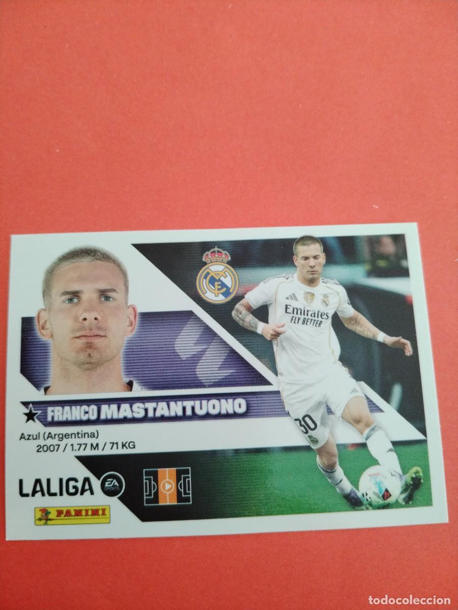 Cromos de f&uacute;tbol: ESTE 2026 2027 REAL MADRID N 16A