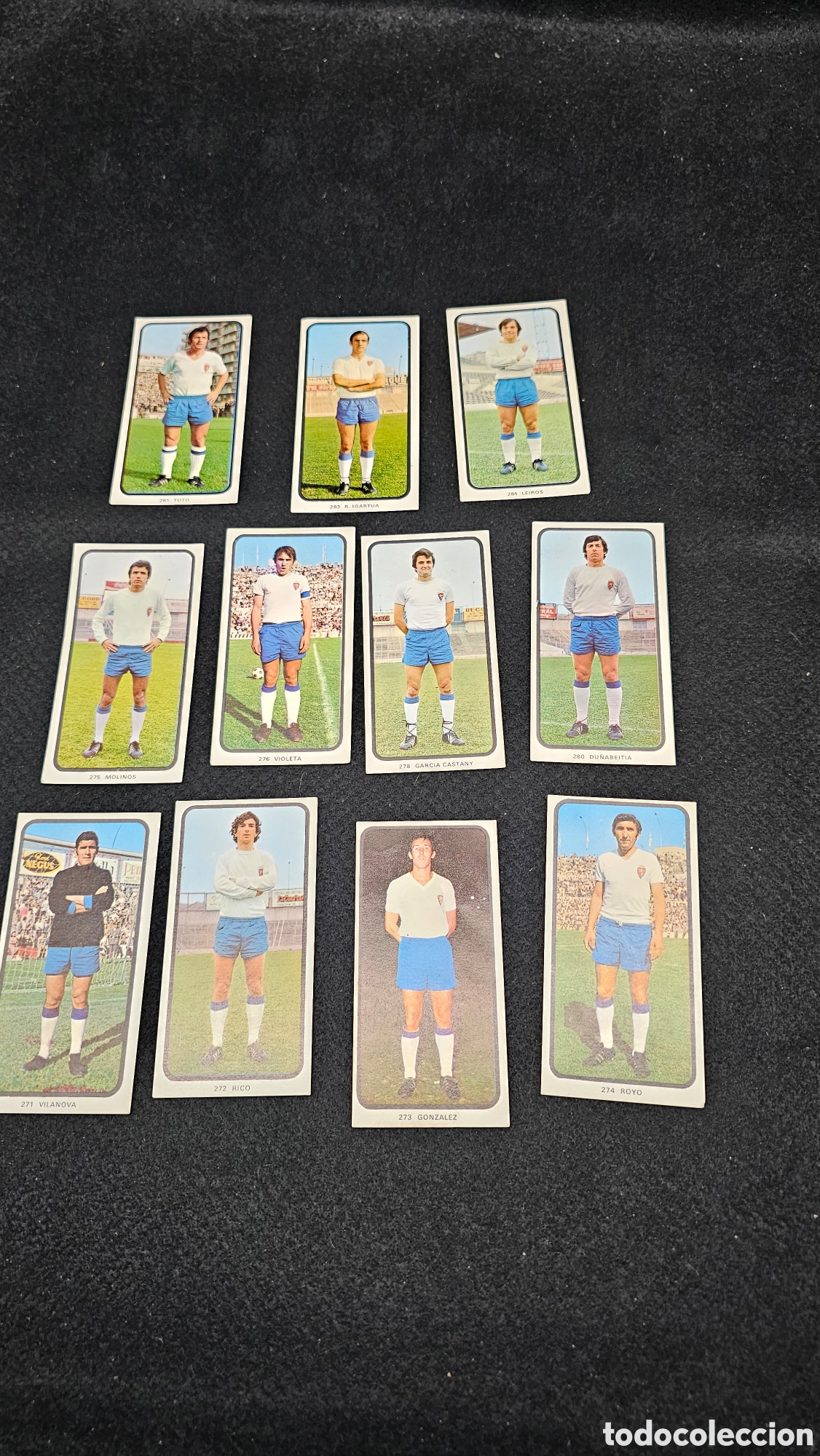 Figurine di Calcio: Cromos antiguos de f&uacute;tbol REAL ZARAGOZA 1973 /74