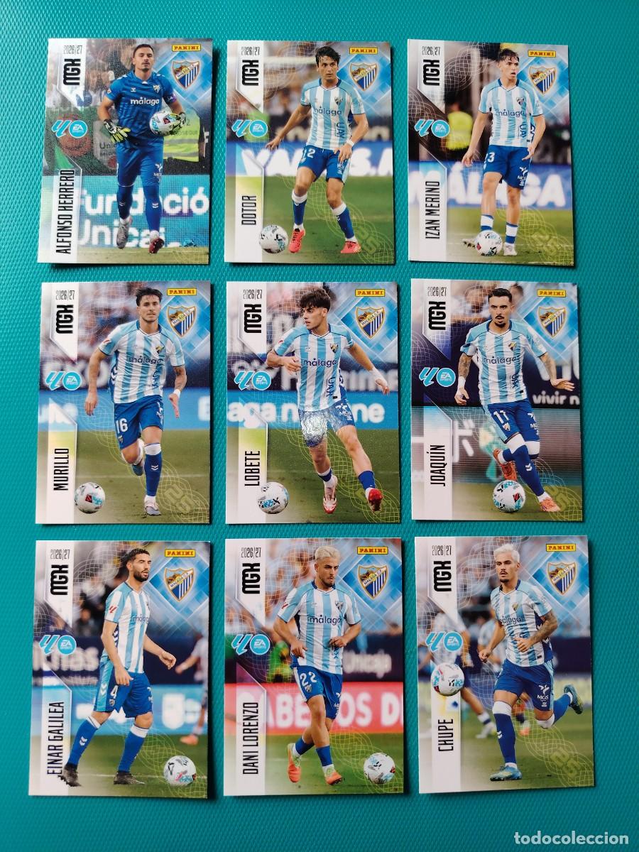 Cromos de f&uacute;tbol: MEGACRACKS 2026 / 27 - 9 CROMOS MALAGA C.F. - PANINI