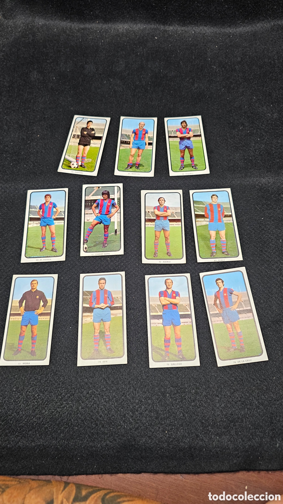 Figurine di Calcio: Antiguos cromos de f&uacute;tbol F C BARCELONA 1973 / 74