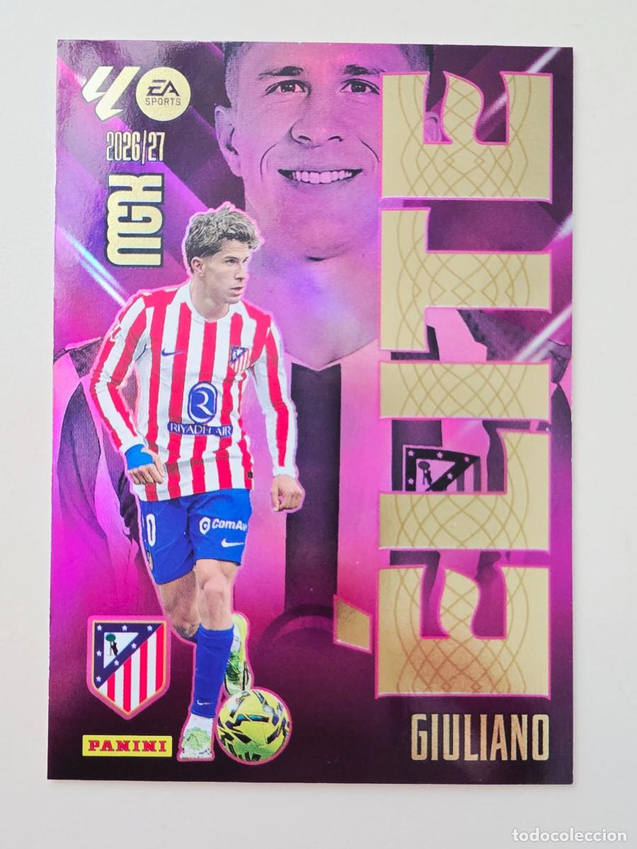 Football Stickers: 7 Giuliano Simeone, Atl&eacute;tico de Madrid, &Eacute;lite, Panini Megacracks 2026 2027 MGK 26 27