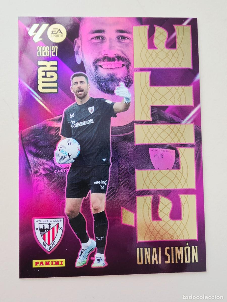 Figurine di Calcio: 17 Unai Sim&oacute;n, Athletic Club de Bilbao, &Eacute;lite, Panini Megacracks 2026 2027 MGK 26 27