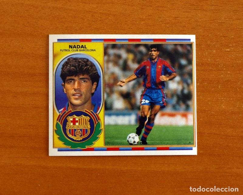 Cromos de f&uacute;tbol: F&uacute;tbol Club Barcelona - Nadal - Ediciones Este Liga 1996-1997, 96-97 - Nunca Pegado