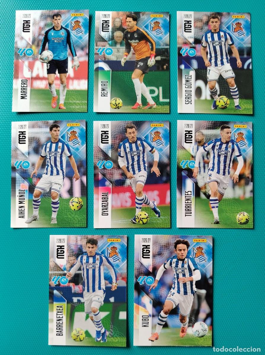Cromos de f&uacute;tbol: MEGACRACKS 2026 / 27 - 8 CROMOS REAL SOCIEDAD - PANINI