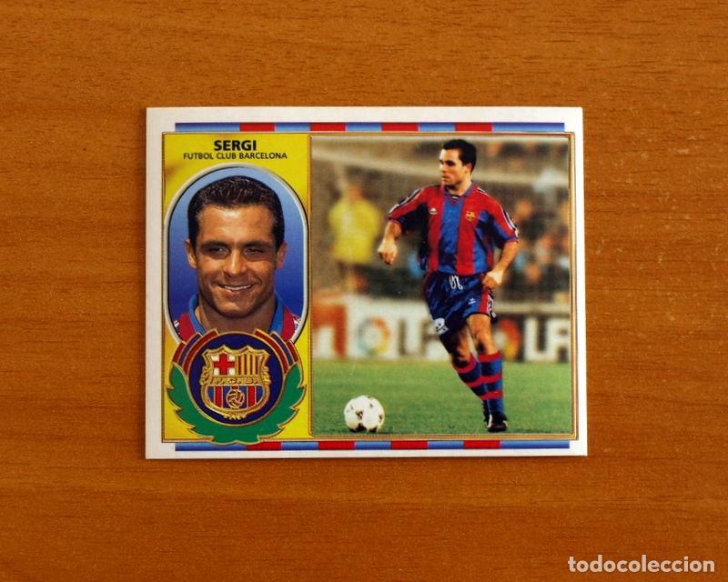 Cromos de f&uacute;tbol: F&uacute;tbol Club Barcelona - Sergi - Ediciones Este Liga 1996-1997, 96-97 - Nunca pegado