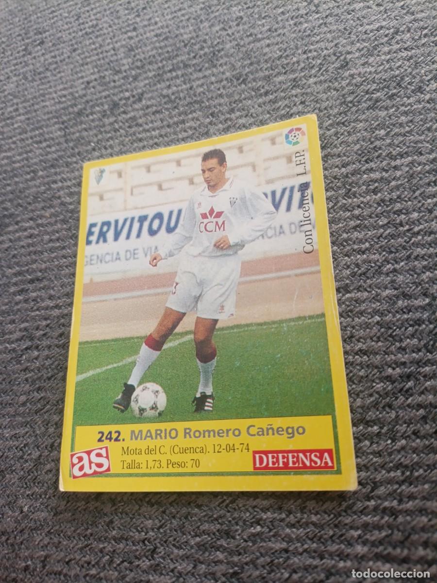 Cromos de f&uacute;tbol: Liga 95-96 As Mario Albacet