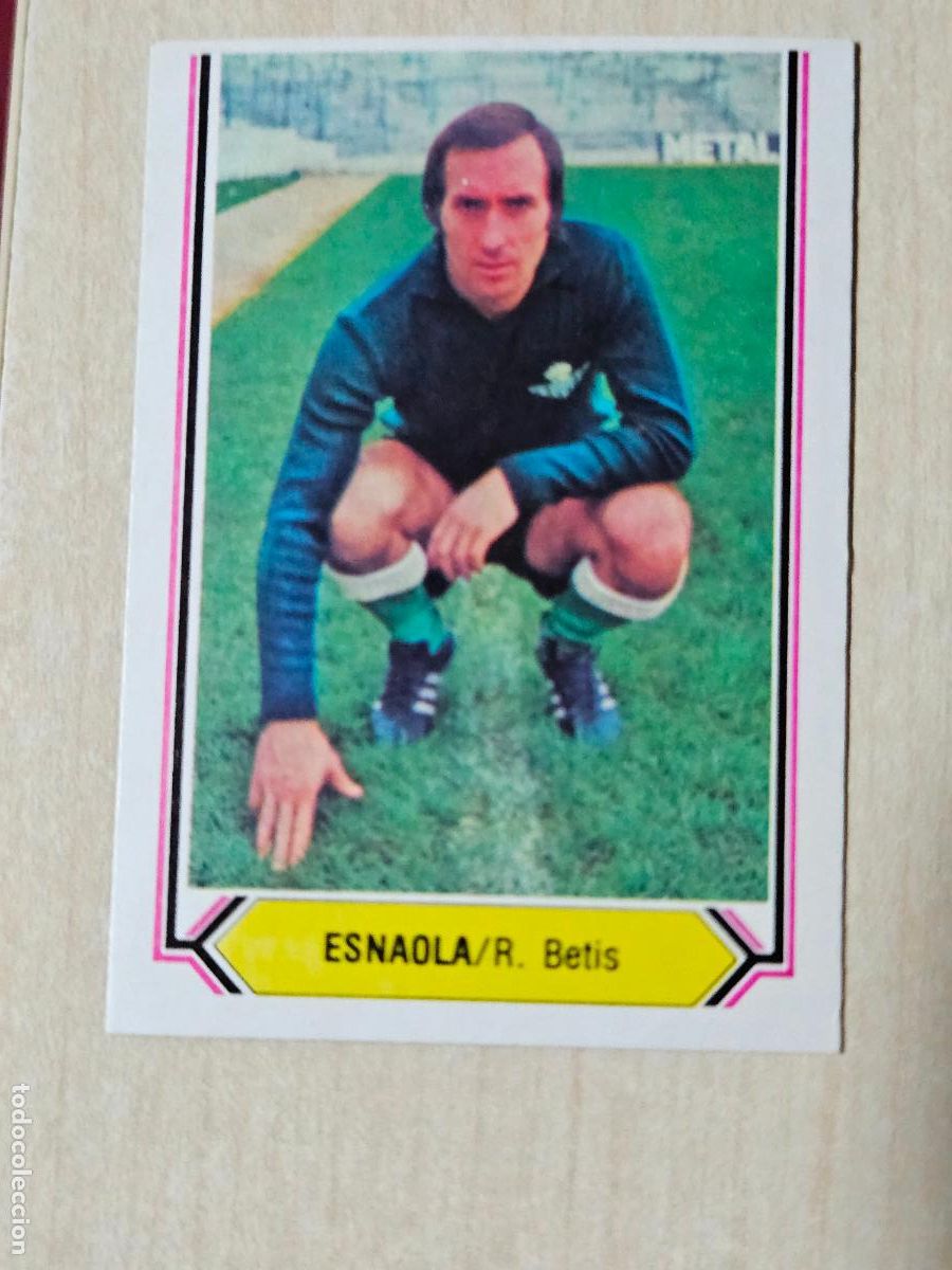 Cromos de f&uacute;tbol: CROMO FUTBOL - ESNAOLA - LIGA ESTE 80- 81 - NUEVO SIN PEGAR - REAL BETIS