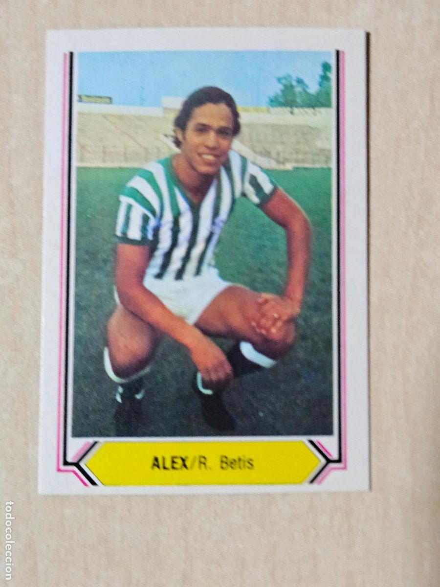 Cromos de f&uacute;tbol: CROMO FUTBOL - ALEX - LIGA ESTE 80- 81 - NUEVO SIN PEGAR - REAL BETIS