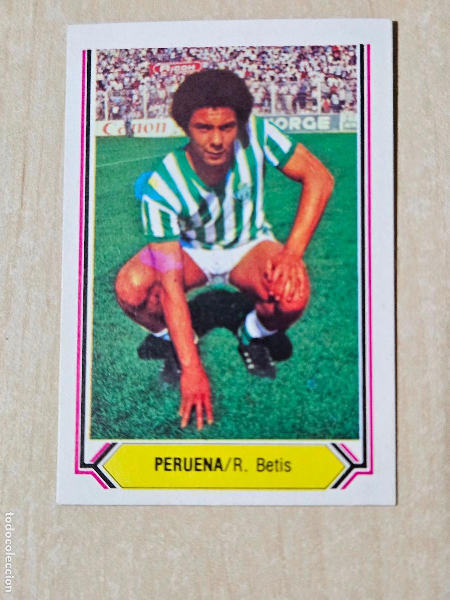 Cartes &agrave; collectionner de Football: CROMO FUTBOL - PERUENA - LIGA ESTE 80- 81 - NUEVO SIN PEGAR - REAL BETIS