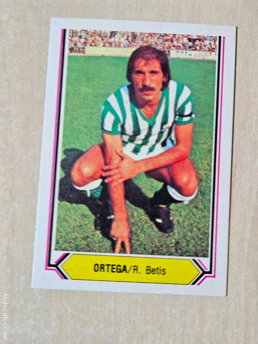 Cartes &agrave; collectionner de Football: CROMO FUTBOL - ORTEGA - LIGA ESTE 80- 81 - NUEVO SIN PEGAR - REAL BETIS