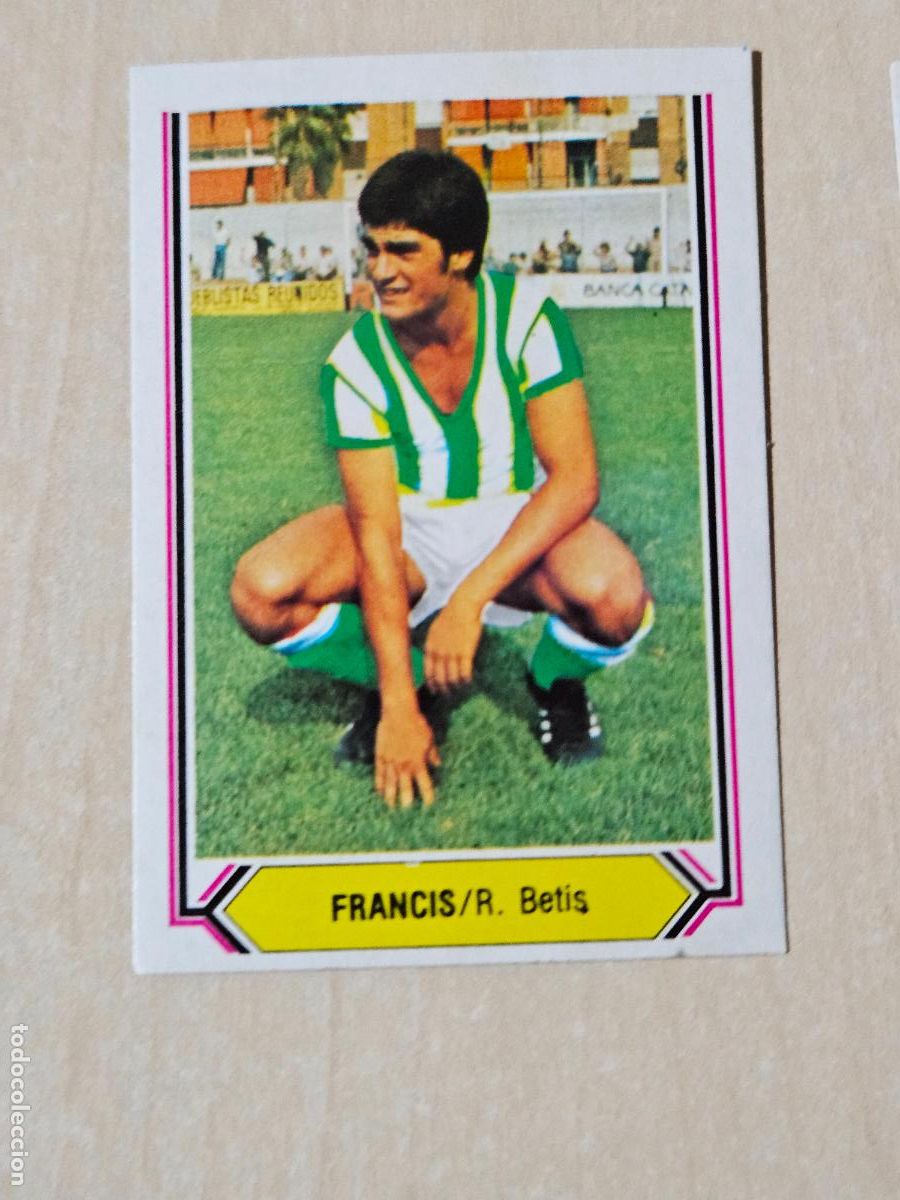 Cromos de f&uacute;tbol: CROMO FUTBOL - FRANCIS - LIGA ESTE 80- 81 - NUEVO SIN PEGAR - REAL BETIS