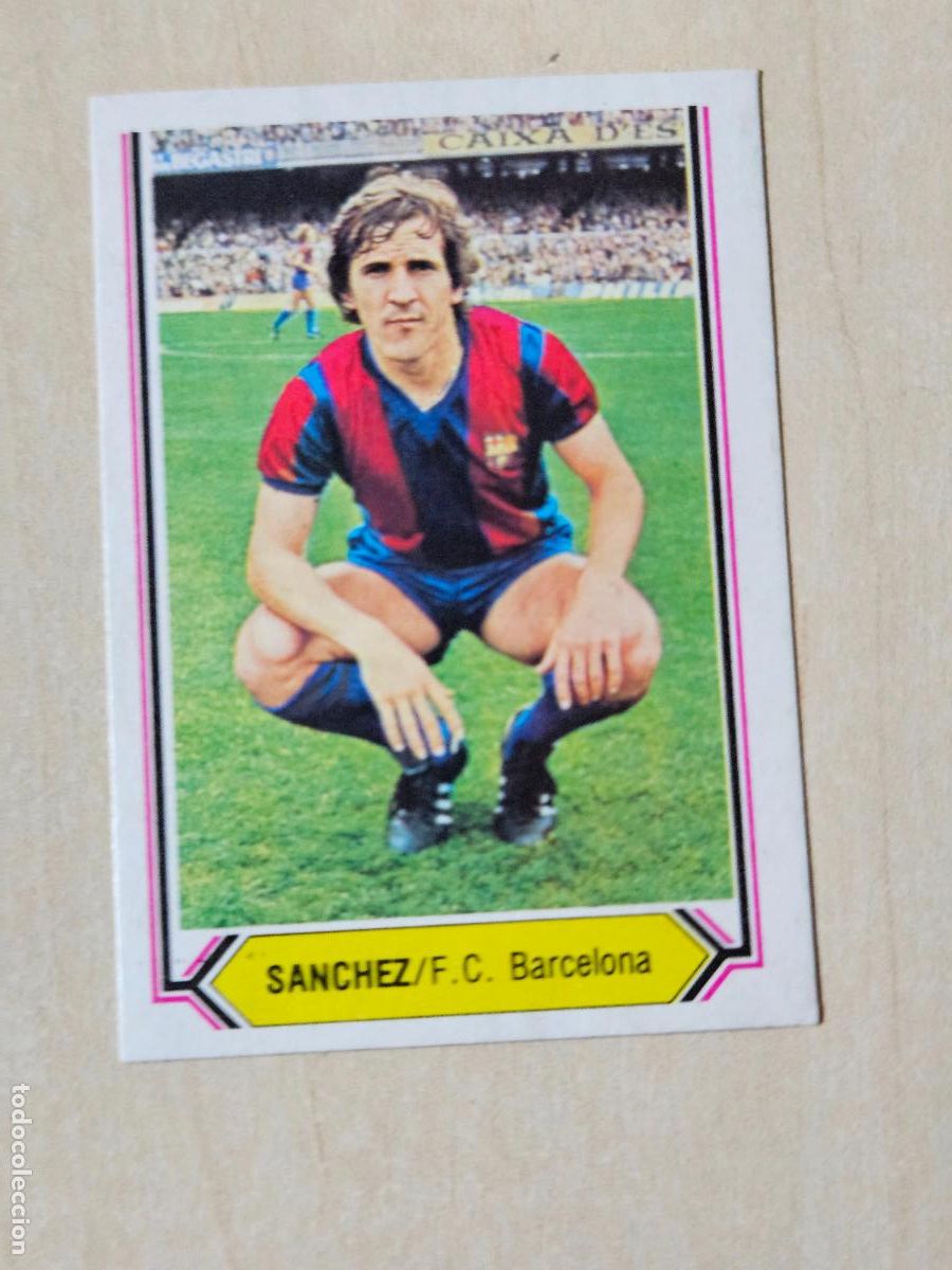 Cromos de f&uacute;tbol: CROMO FUTBOL - SANCHEZ - LIGA ESTE 80- 81 - NUEVO SIN PEGAR - BARCELONA