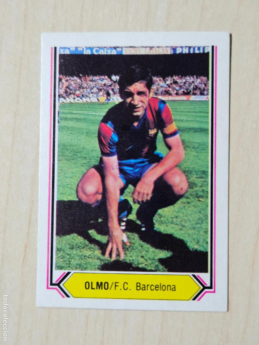 Cromos de f&uacute;tbol: CROMO FUTBOL - OLMO - LIGA ESTE 80- 81 - NUEVO SIN PEGAR - BARCELONA