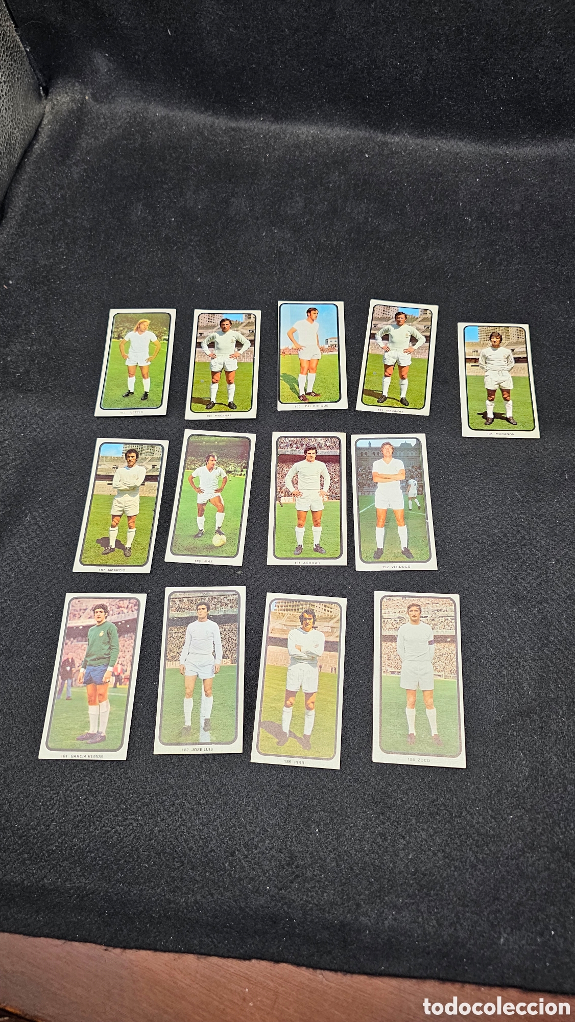 Figurine di Calcio: Antiguos cromos de f&uacute;tbol REAL MADRID 1973 / 74