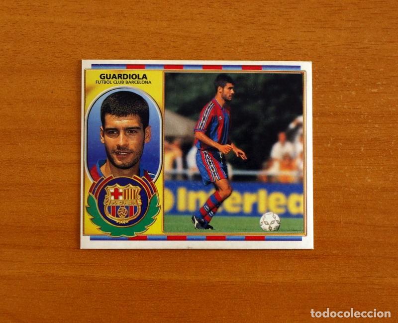 Cromos de f&uacute;tbol: Barcelona - Guardiola - Ediciones Este Liga 1996-1997, 96-97 - Nunca Pegado