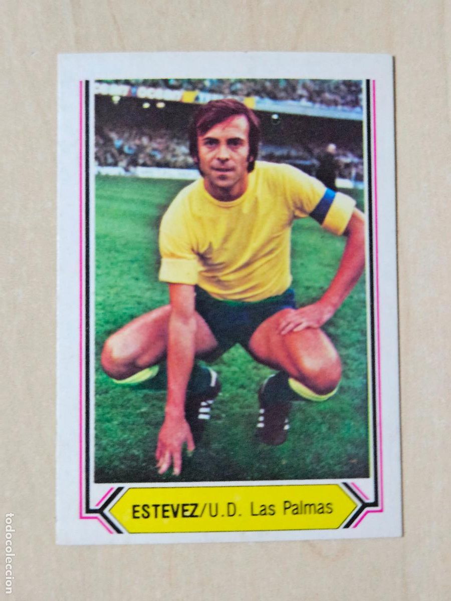 Cromos de f&uacute;tbol: CROMO FUTBOL - ESTEVEZ - LIGA ESTE 80- 81 - NUEVO SIN PEGAR - LAS PALMAS