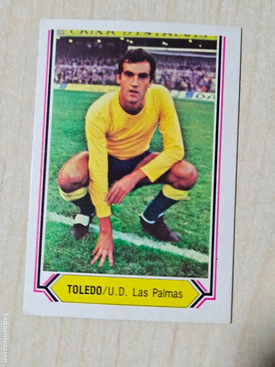 Cromos de f&uacute;tbol: CROMO FUTBOL - TOLEDO - LIGA ESTE 80- 81 - NUEVO SIN PEGAR - LAS PALMAS