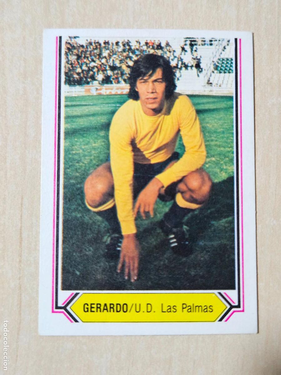 Cromos de f&uacute;tbol: CROMO FUTBOL - GERARDO - LIGA ESTE 80- 81 - NUEVO SIN PEGAR - LAS PALMAS