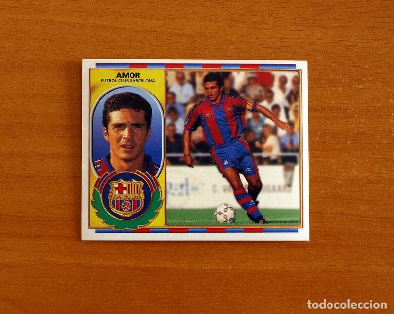 Cromos de f&uacute;tbol: F&uacute;tbol Club Barcelona - Amor - Ediciones Este Liga 1996-1997, 96-97 - Nunca Pegado