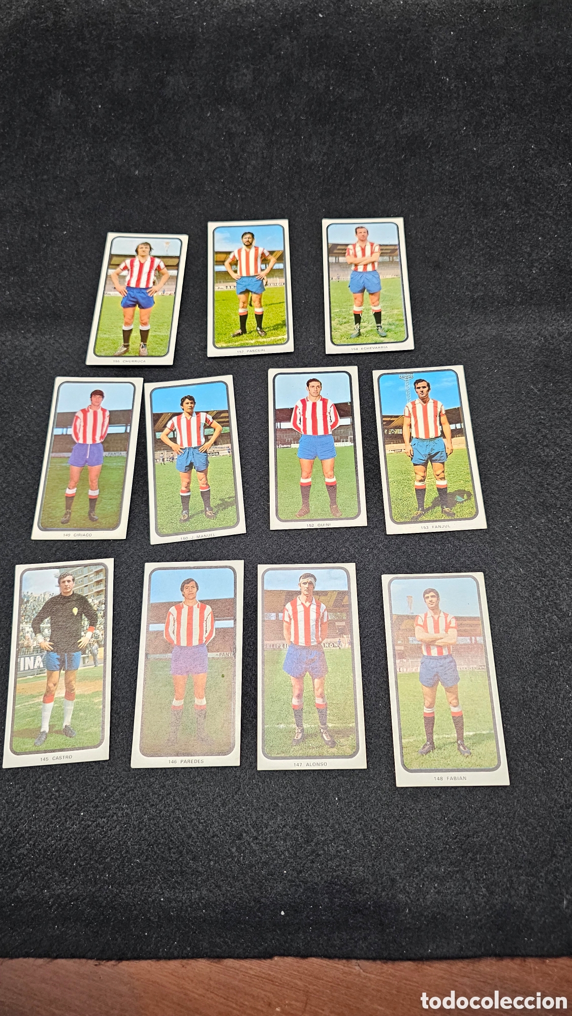 Figurine di Calcio: Antiguos cromos de REAL SPORTIN DE GIJON 1973 /74