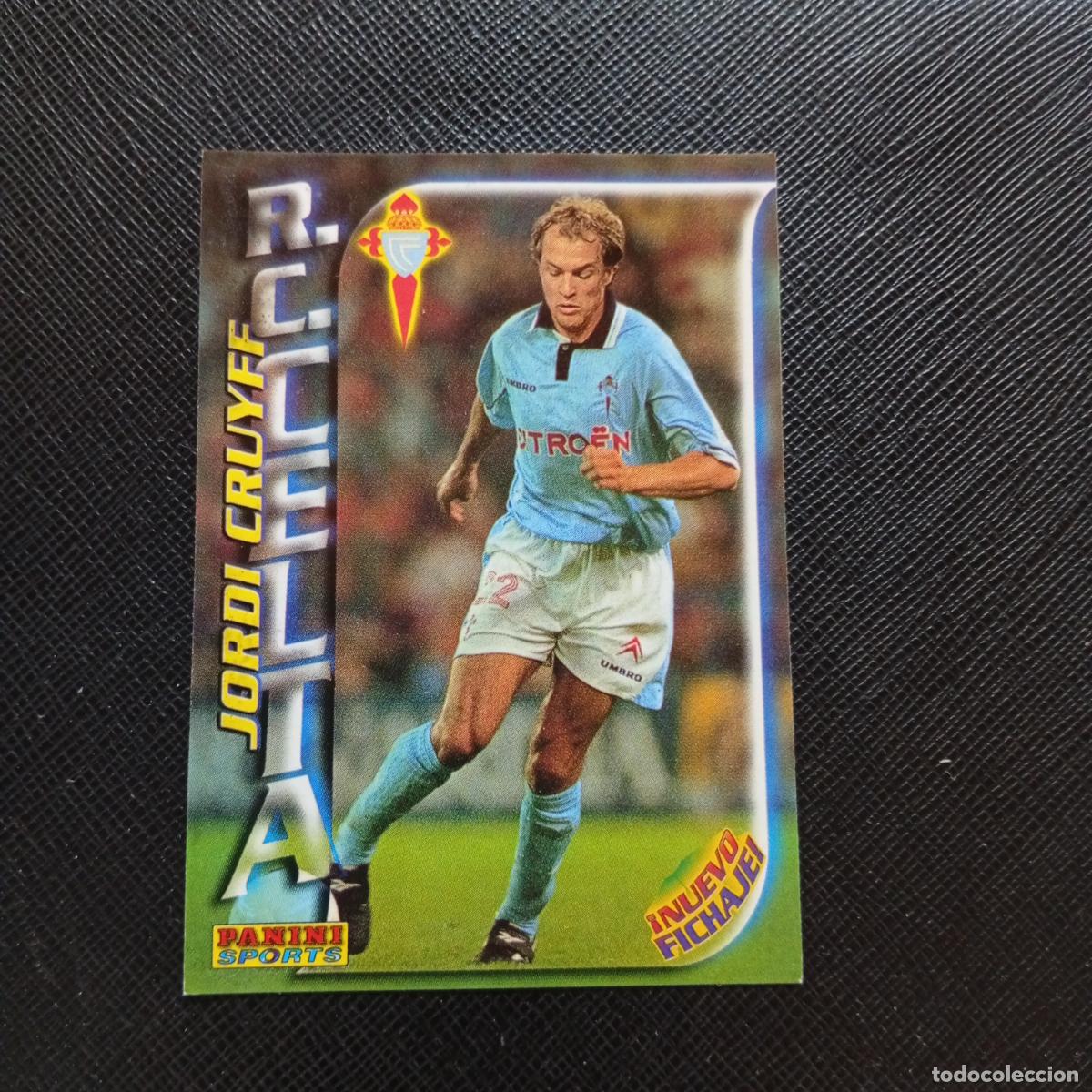 Cromos de f&uacute;tbol: JORDI CRUYFF CELTA PANINI TRADING CARD 1998 1999 CROMO FUTBOL 98 99 - A23 PG478 NUEVO FICHAJE
