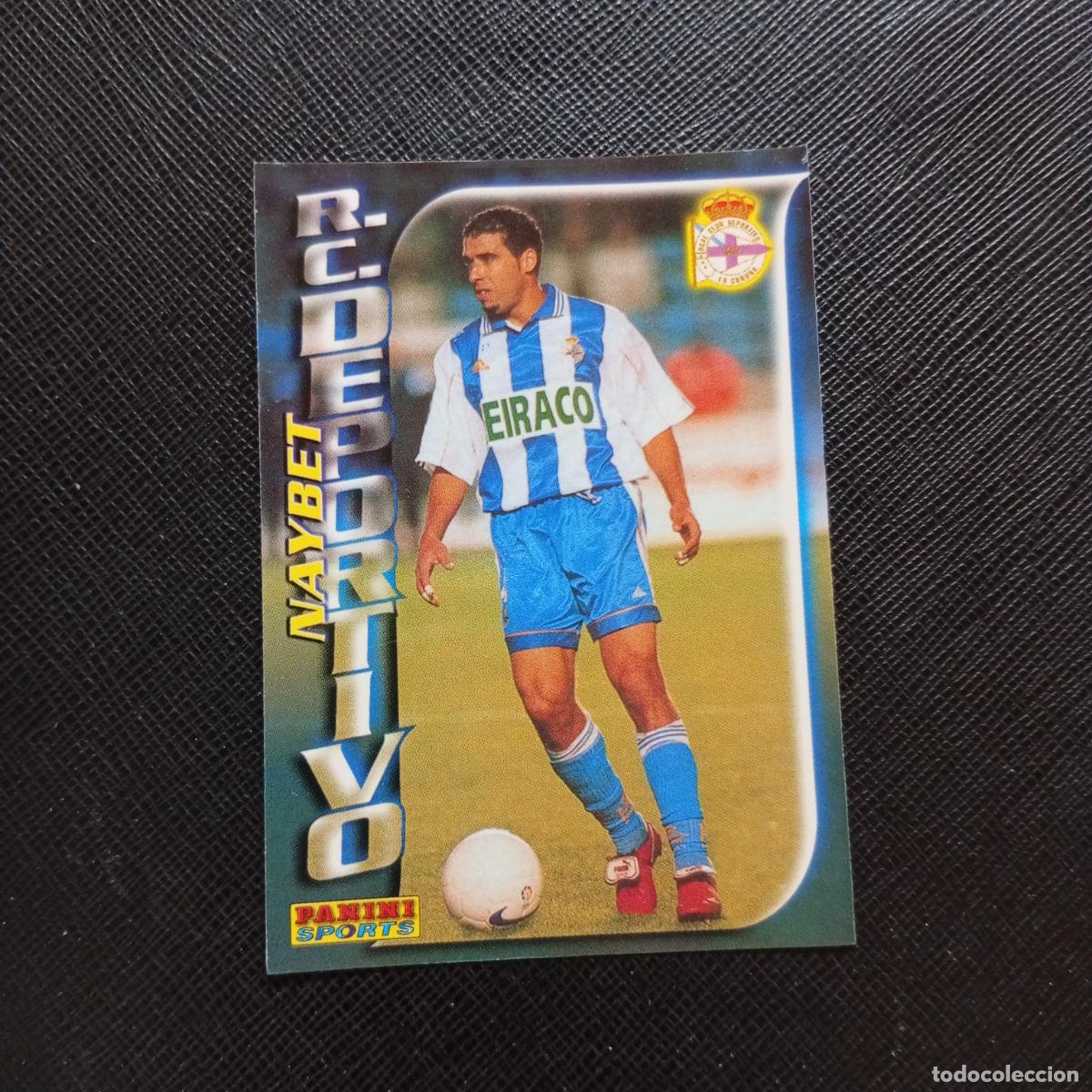 Cromos de f&uacute;tbol: 101 NAYBET DEPORTIVO PANINI TRADING CARD 1998 1999 CROMO FUTBOL 98 99 - A23 PG496