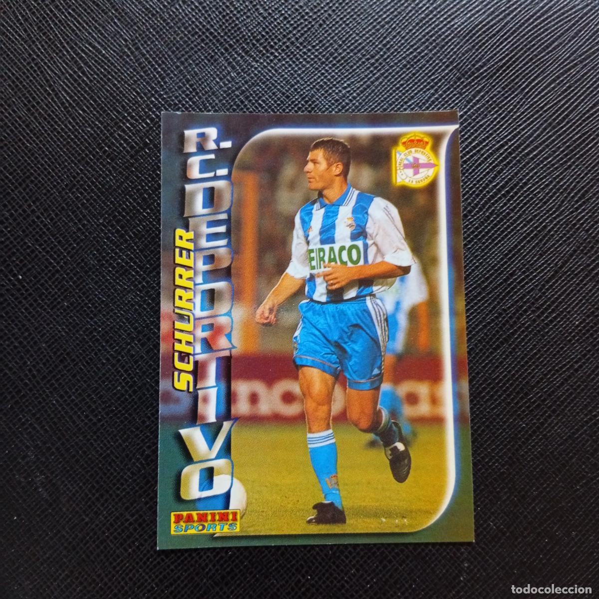 Cromos de f&uacute;tbol: 102 SCHURRER DEPORTIVO PANINI TRADING CARD 1998 1999 CROMO FUTBOL 98 99 - A23 PG496