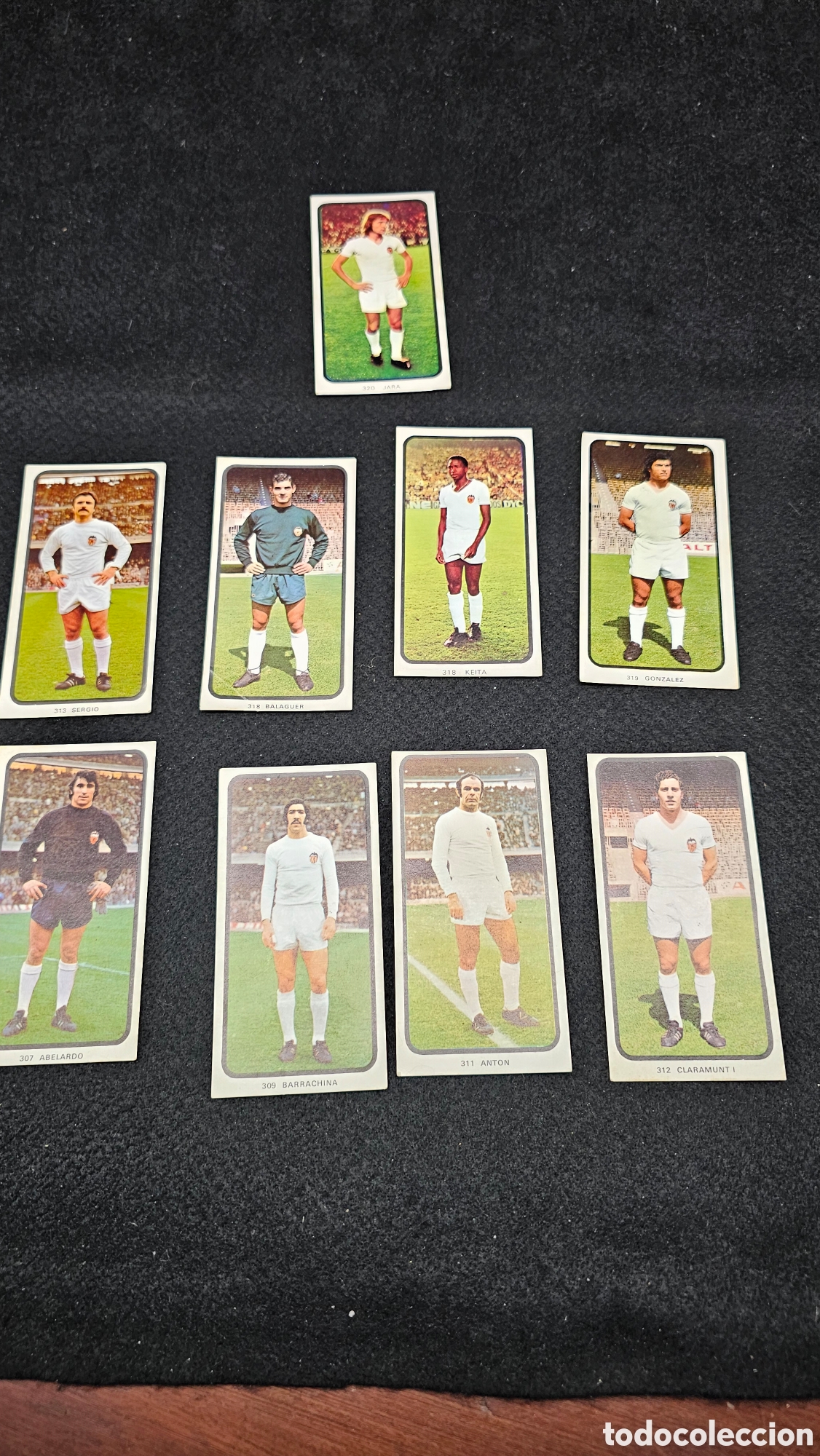 Figurine di Calcio: Antiguos cromos de f&uacute;tbol VALENCIA C. F. 1973 /74