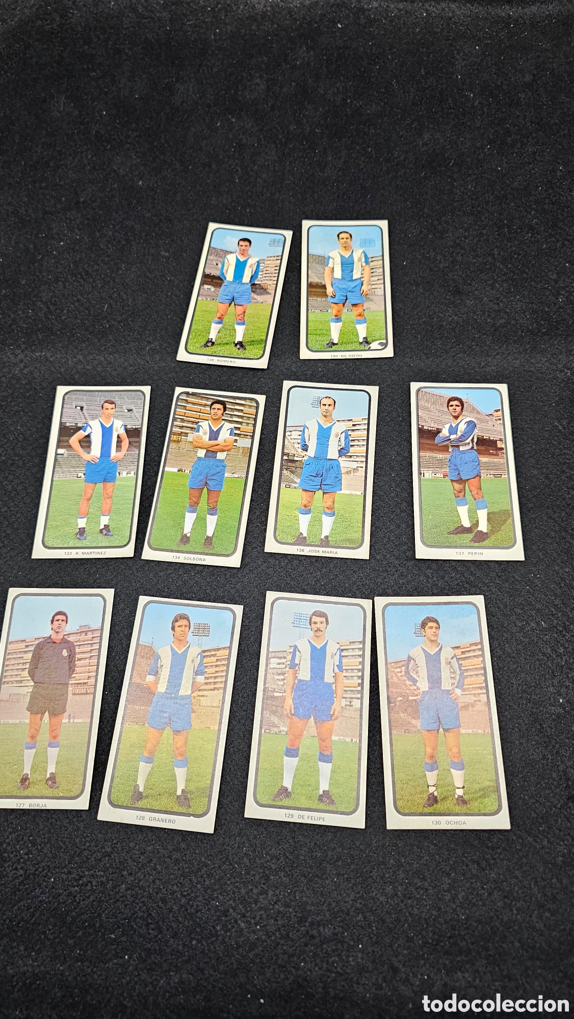 Figurine di Calcio: Antiguos cromos de f&uacute;tbol REAL CLUB DEPORTIVO ESPA&Ntilde;OL 1973 /74
