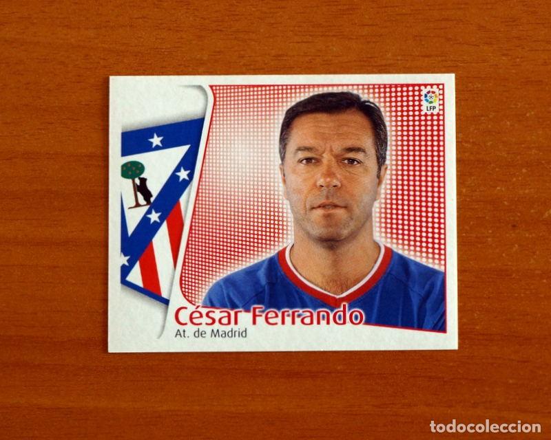 Cromos de f&uacute;tbol: Atl&eacute;tico Madrid - C&eacute;sar Ferrando, Entrenador - Ediciones Este 2004-2005, 04-05 - Nunca pegado