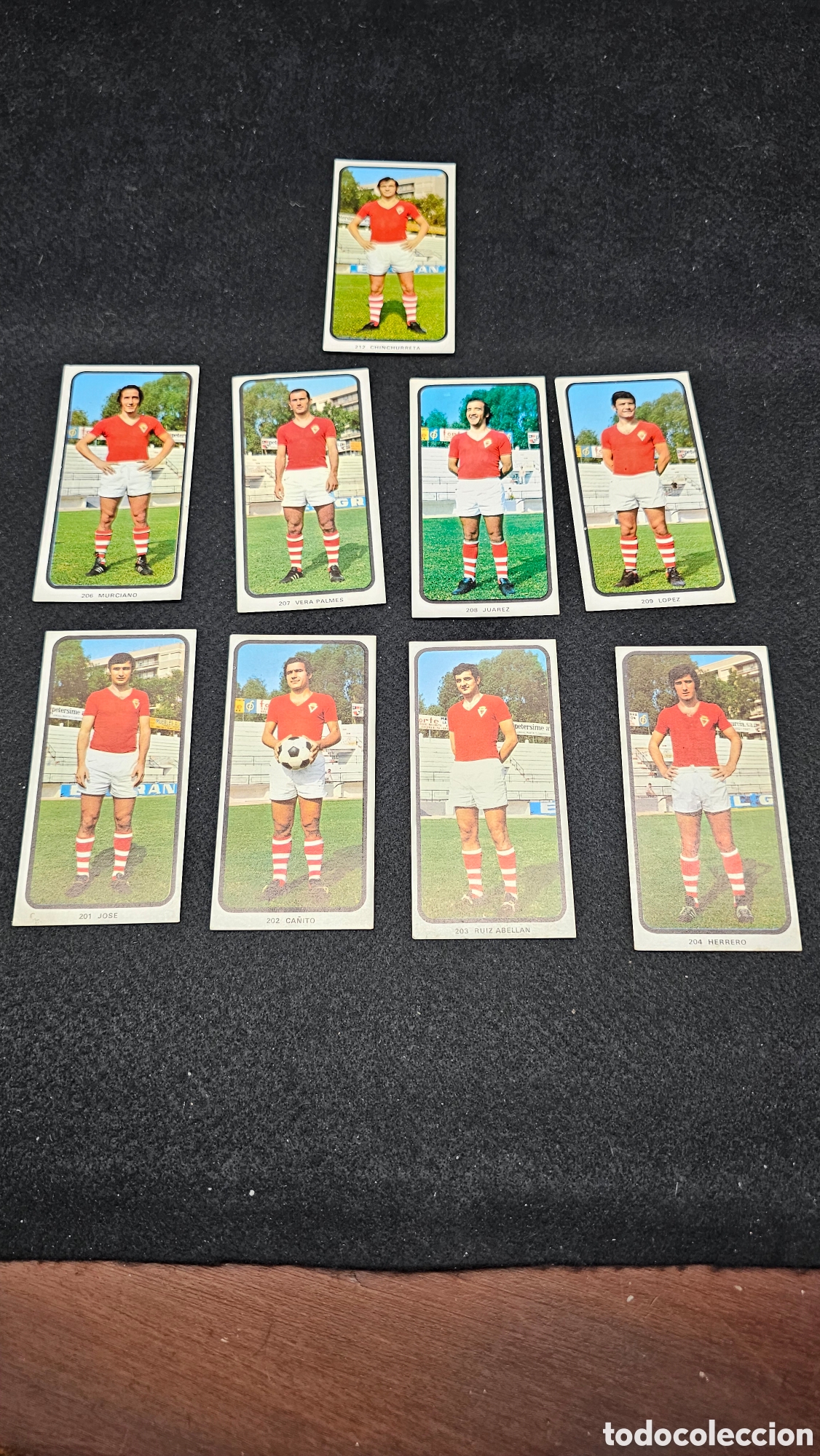 Figurine di Calcio: Antiguos cromos de f&uacute;tbol MURCIA 1973 / 74