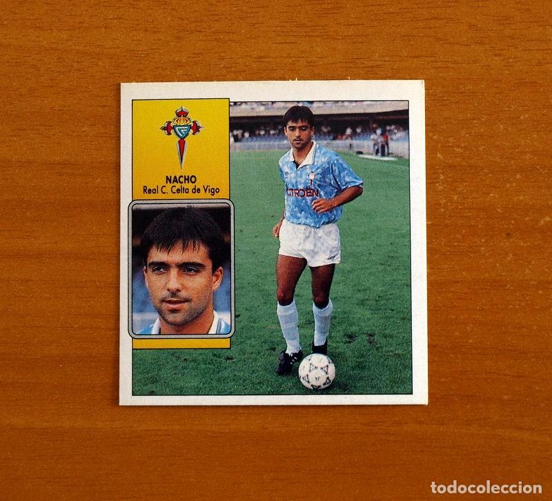 Football Stickers: Celta de Vigo - Nacho - Ediciones Este Liga 1992-1993, 92-93 - Nunca Pegado