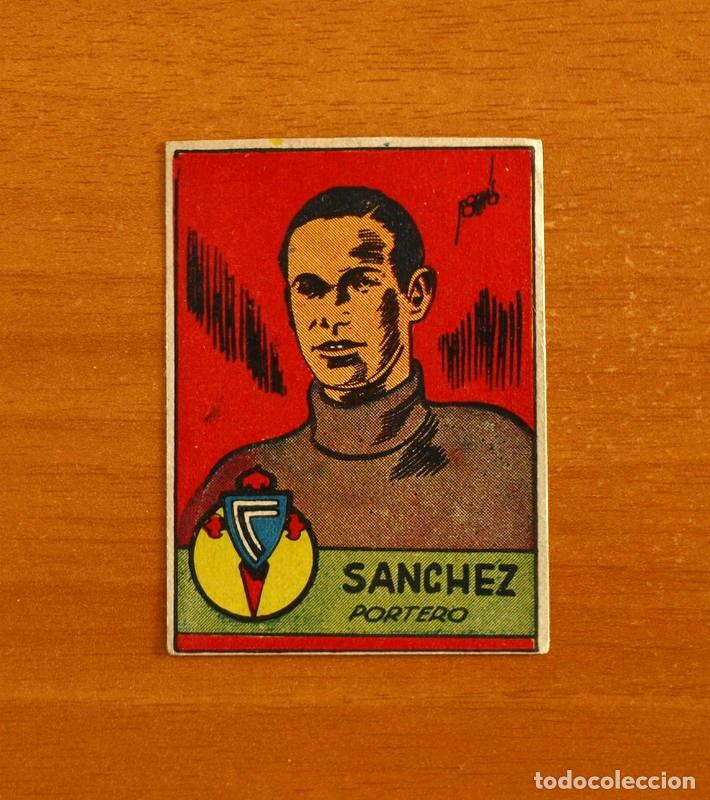 Cromos de f&uacute;tbol: Celta de Vigo - S&aacute;nchez - Editorial Cisne 1941-1942, 41-42 - Nunca pegado