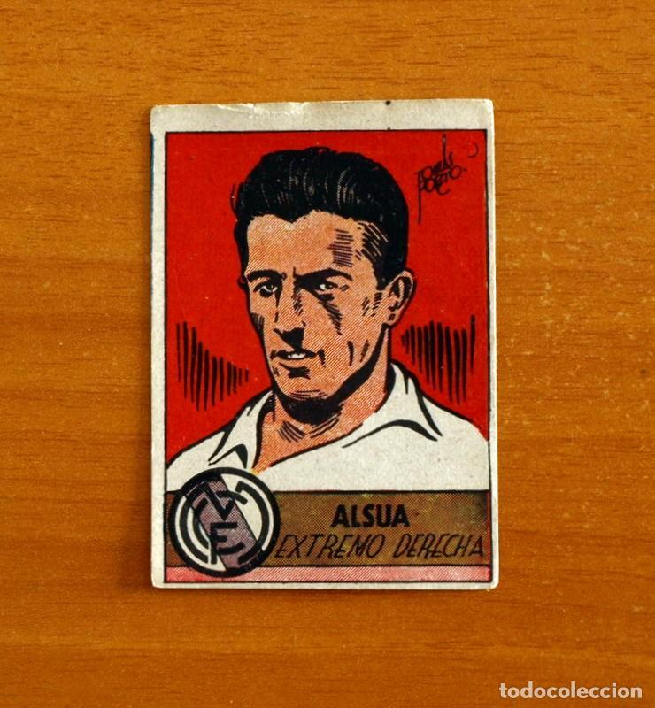 Cromos de f&uacute;tbol: Real Madrid - Alsua - Editorial Cisne 1941-1942, 41-42 - Nunca pegado