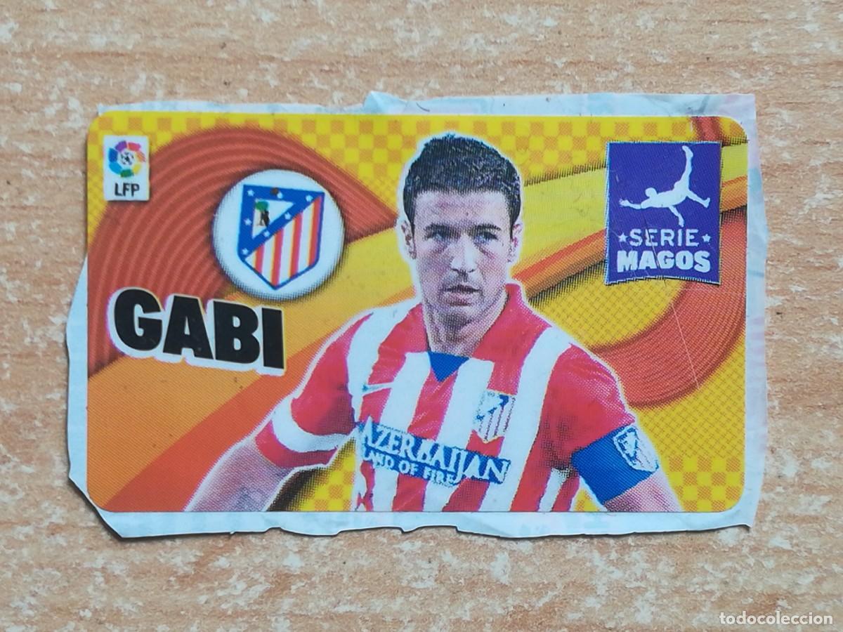 Cromos de f&uacute;tbol: Chicle liga 2014 2015 - Serie Magos. Gabi. Atl&eacute;tico de Madrid.