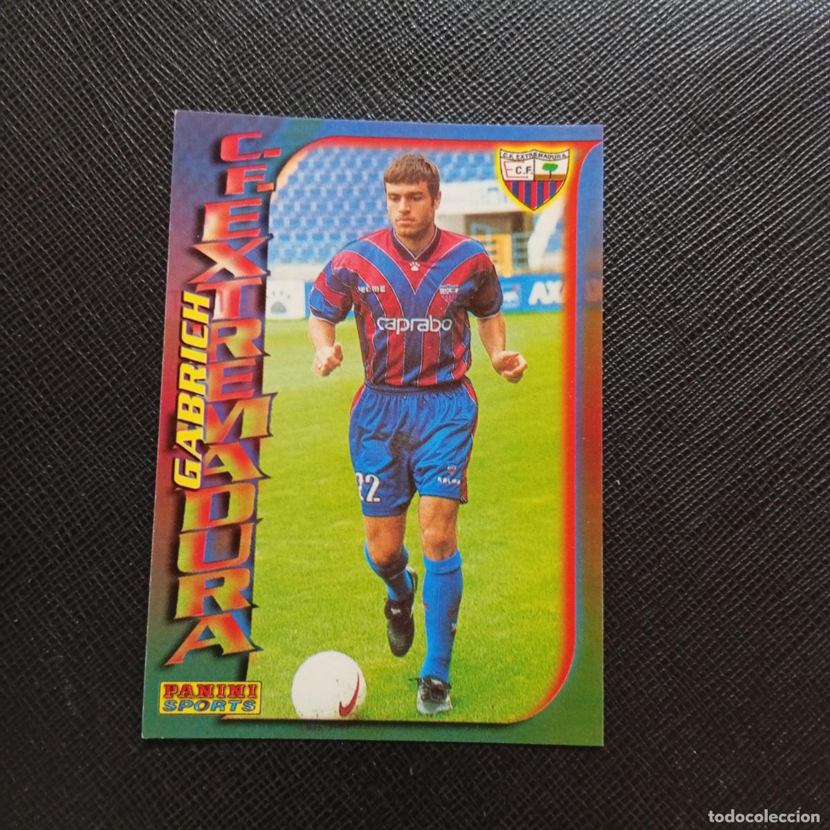 Cromos de f&uacute;tbol: 144 GABRICH EXTREMADURA PANINI TRADING CARD 1998 1999 CROMO FUTBOL 98 99 - A161 PG127