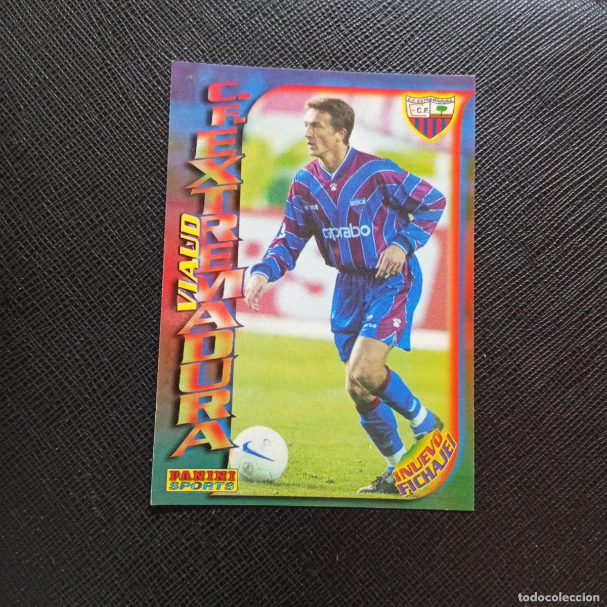 Cromos de f&uacute;tbol: VIAUD EXTREMADURA PANINI TRADING CARD 1998 1999 CROMO FUTBOL 98 99 - A161 PG127 NUEVO FICHAJE