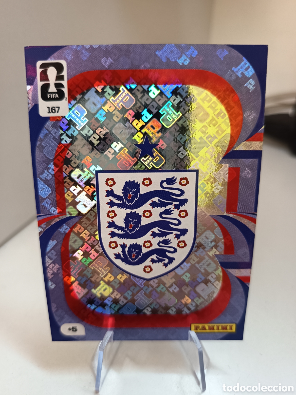 Cromos de f&uacute;tbol: 167 ESCUDO INGLATERRA WORLD CUP 2026 ADRENALYN MUNDIAL