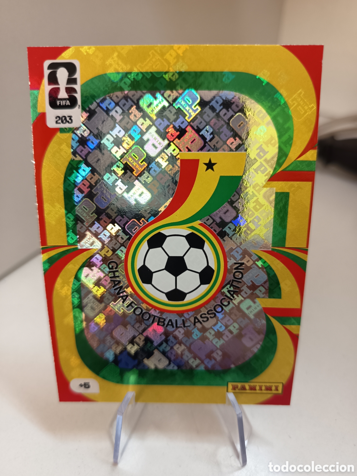 Figurine di Calcio: 203 ESCUDO GANA WORLD CUP 2026 ADRENALYN MUNDIAL