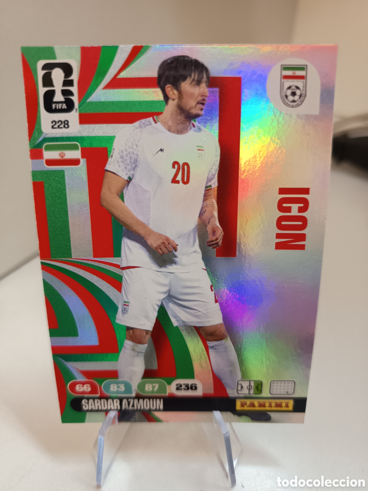 Figurine di Calcio: 228 SARDAR AZMOUN WORLD CUP 2026 ADRENALYN MUNDIAL