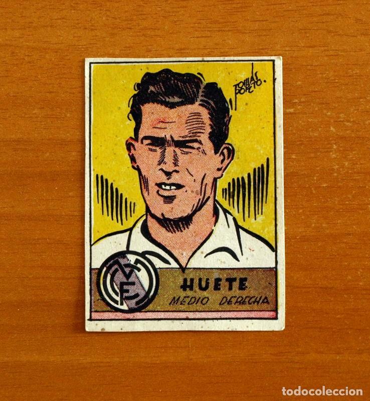 Fu&szlig;ball-Sticker: Real Madrid - Huete - Editorial Cisne 1941-1942, 41-42 - Nunca pegado