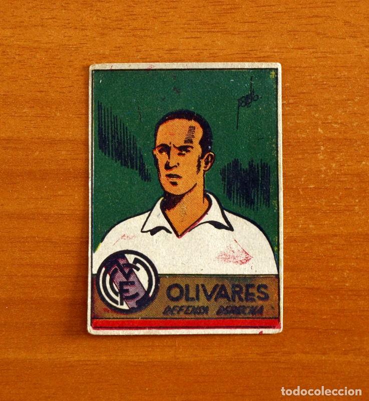 Figurine di Calcio: Real Madrid - Olivares - Editorial Cisne 1941-1942, 41-42 - nunca pegado