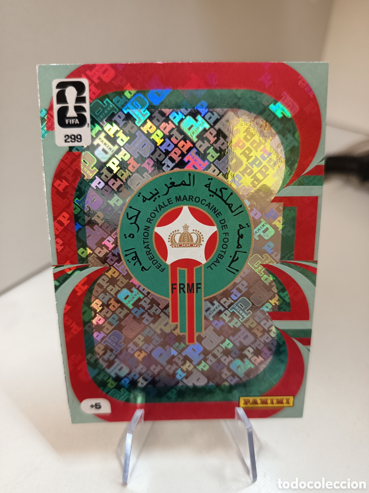 Figurine di Calcio: 299 ESCUDO MARRUECOS WORLD CUP 2026 ADRENALYN MUNDIAL