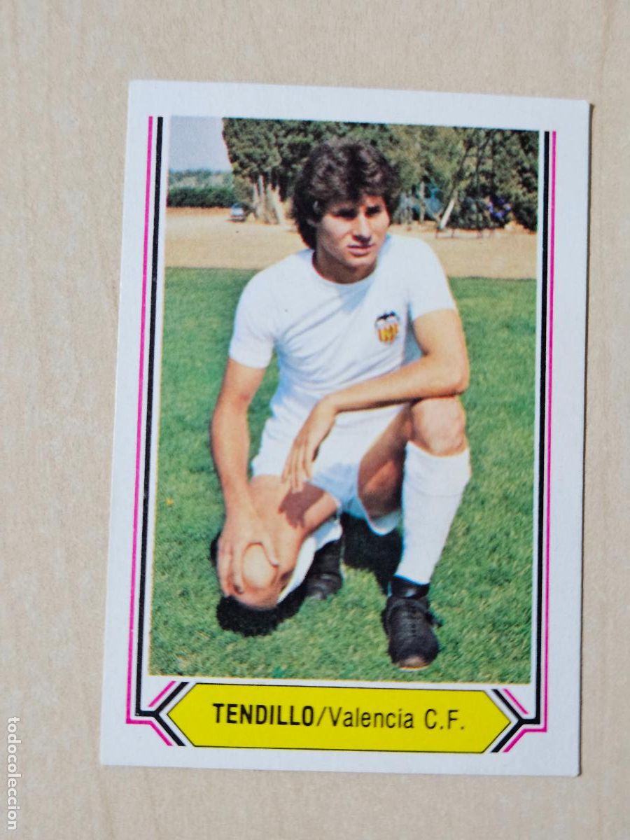 Cromos de f&uacute;tbol: CROMO FUTBOL - TENDILLO - LIGA ESTE 80- 81 - NUEVO SIN PEGAR - VALENCIA