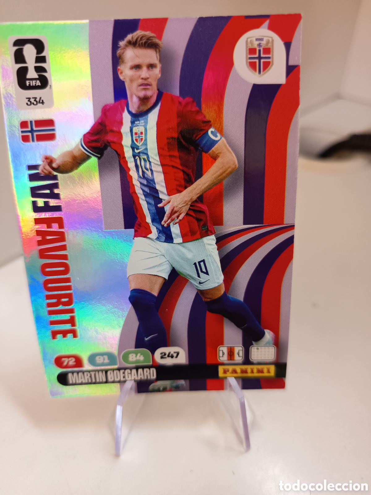 Cromos de f&uacute;tbol: 334 MARTIN ODEGAARD WORLD CUP 2026 ADRENALYN MUNDIAL