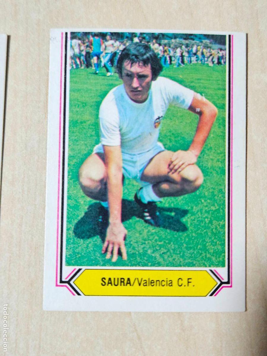 Cromos de f&uacute;tbol: CROMO FUTBOL - SAURA - LIGA ESTE 80- 81 - NUEVO SIN PEGAR - VALENCIA