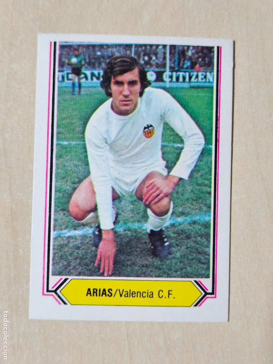 Cromos de f&uacute;tbol: CROMO FUTBOL - ARIAS - LIGA ESTE 80- 81 - NUEVO SIN PEGAR - VALENCIA