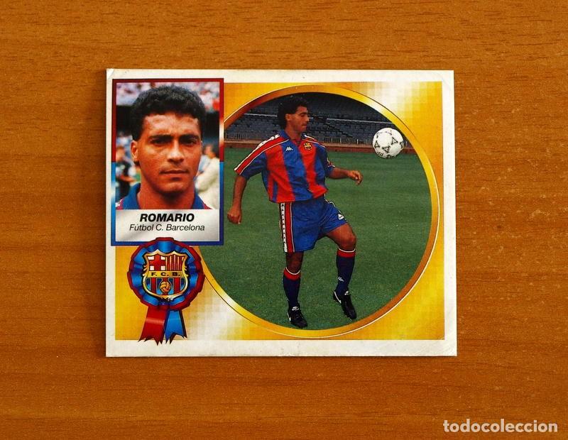 Cromos de f&uacute;tbol: Barcelona - Romario - Rookie - Ediciones Este Liga 1994-1995, 94-95 - Nunca Pegado