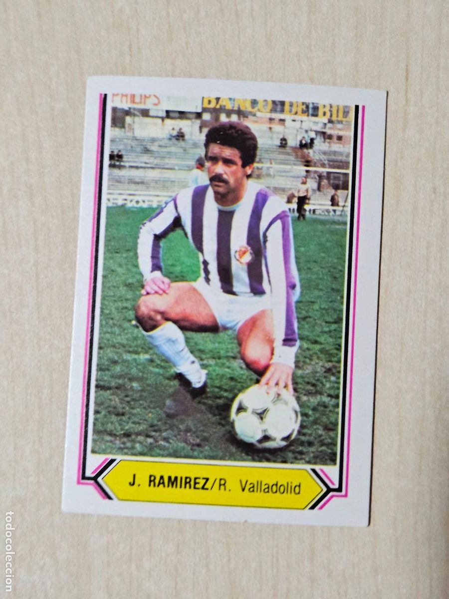 Cromos de f&uacute;tbol: CROMO FUTBOL - RAMIREZ - LIGA ESTE 80- 81 - NUEVO SIN PEGAR - REAL VALLADOLID