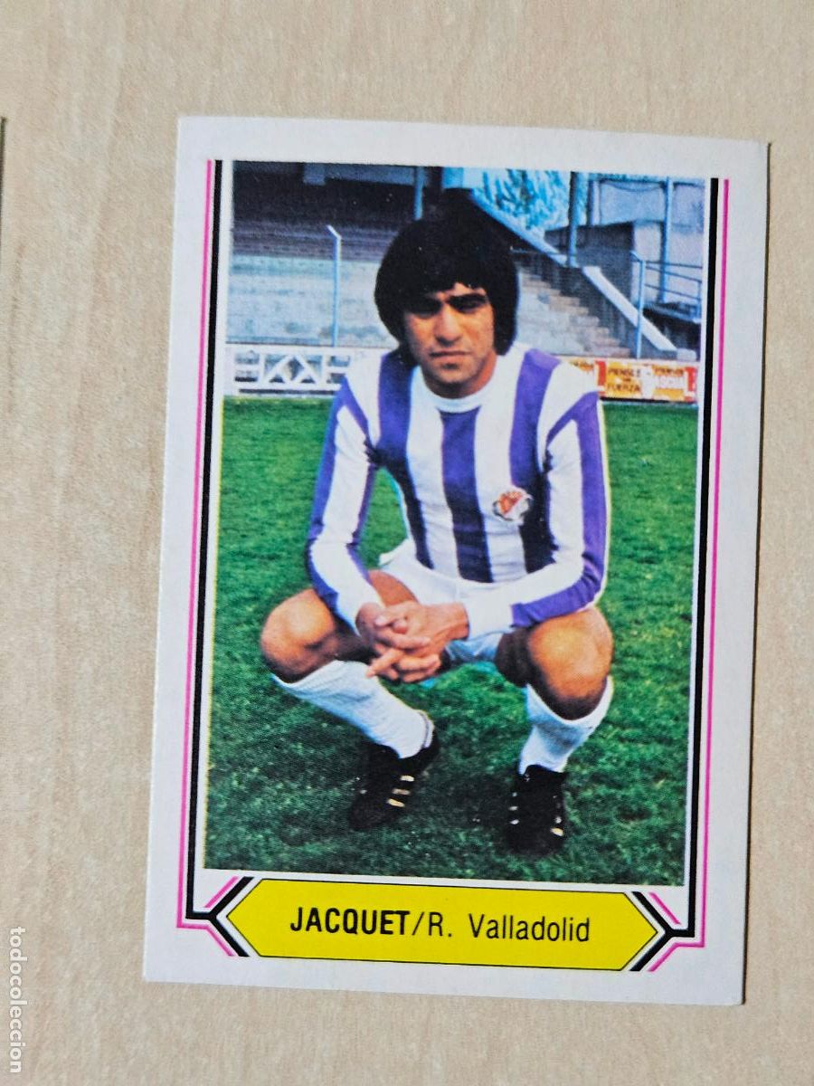 Cromos de f&uacute;tbol: CROMO FUTBOL - JACQUET - LIGA ESTE 80- 81 - NUEVO SIN PEGAR - REAL VALLADOLID